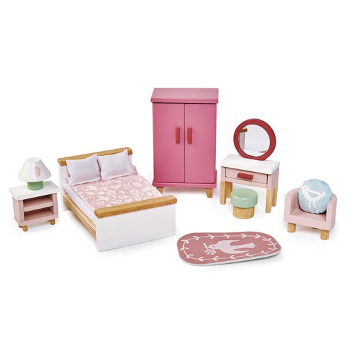 Schlafzimmer Puppenhaus Set