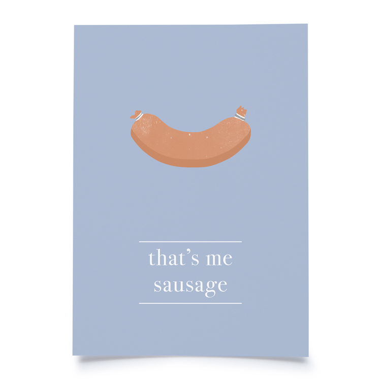 Fidea Postkarte A6 "That´s me Sausage"