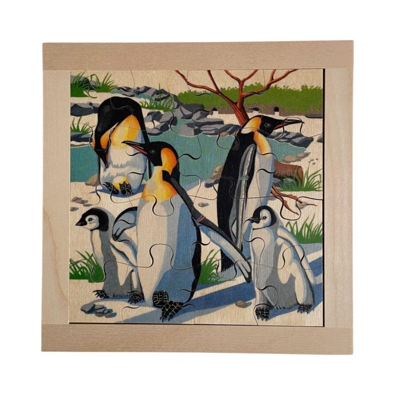 Atelier Fischer Holzpuzzle Pinguine 16 Teile