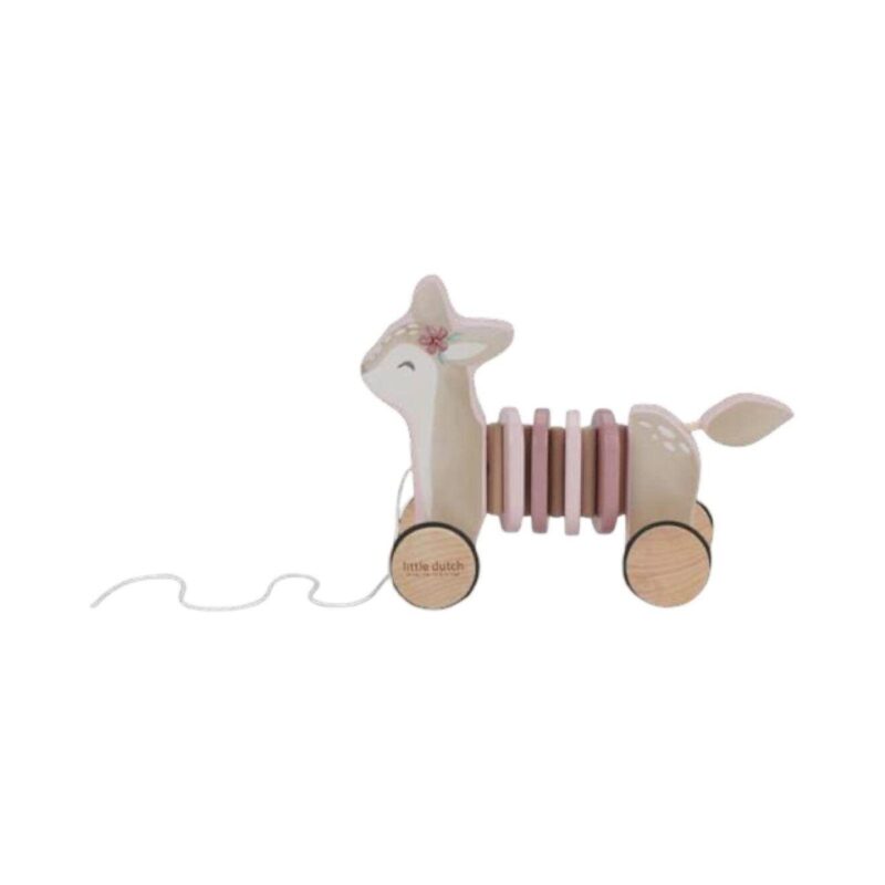 Nachziehtier aus Holz FSC Hirsch