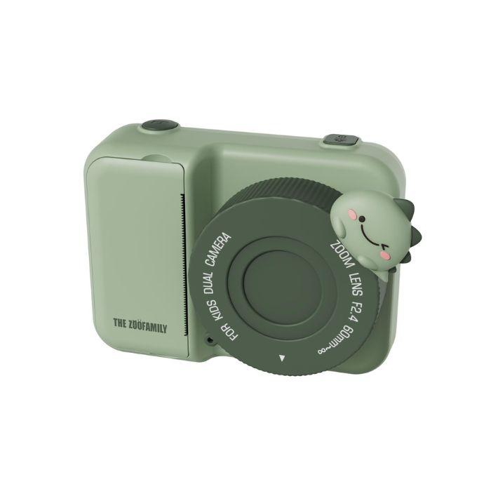 Kinder Kamera Print P2 Zoofamily Dino Green