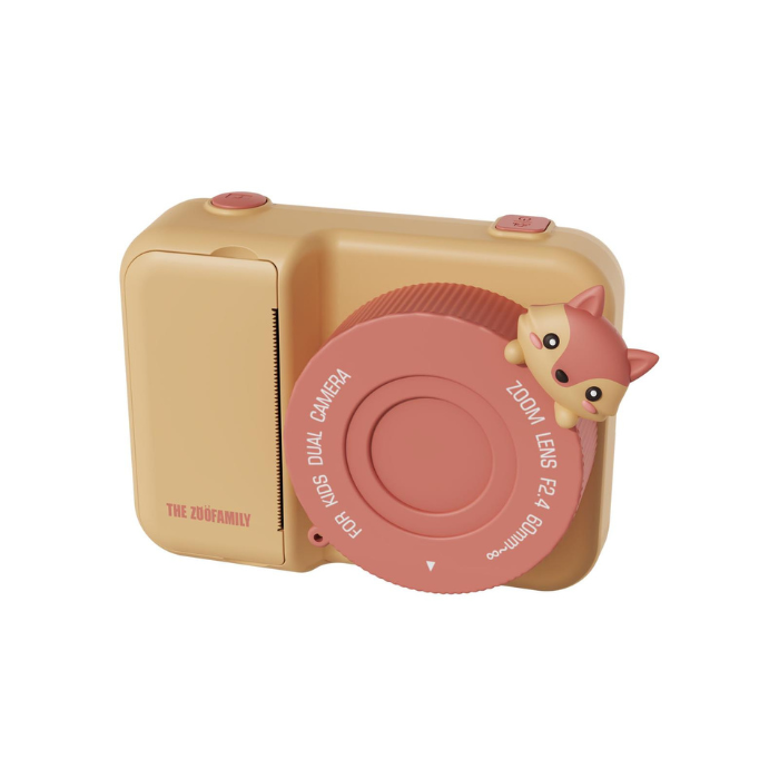 Kinder Kamera Print P2 Zoofamily Fuchs