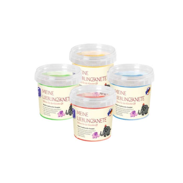 Kinder Soft Knete Basic 4x150g – Bild 2