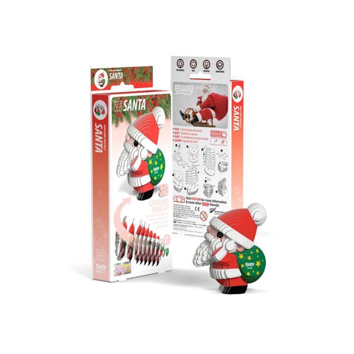 3D Bastelset Weihnachtsmann