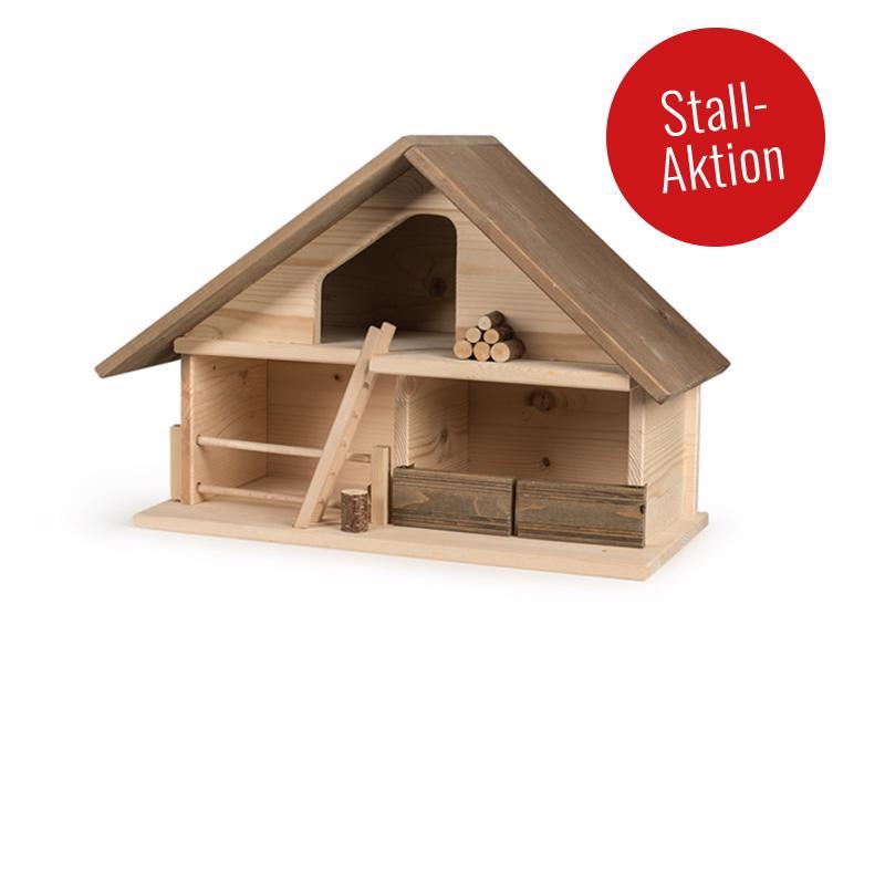 Trauffer Stall 2001 Dach braun